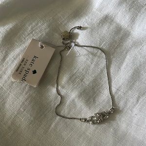 Kate Spade Gleaming Garden Sliding Silver Bracelet